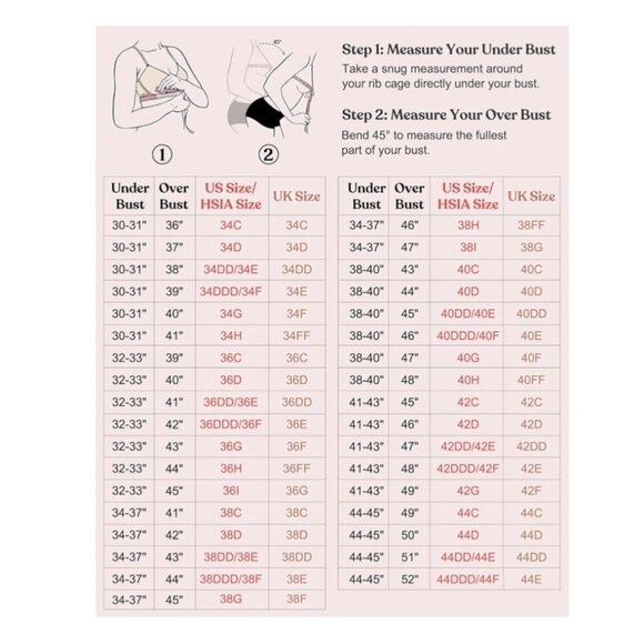 HSIA Minimizer Bra Full Coverage,  Unlined Bra Plus Size 44DDD - Picture 9 of 9